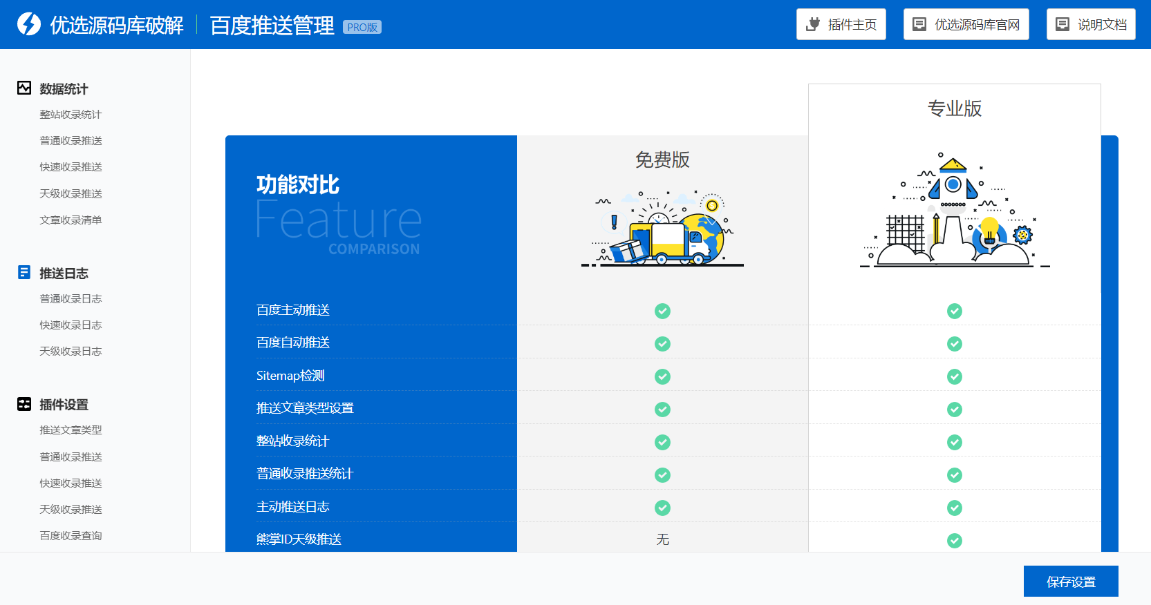 wordpress百度搜索推送管理插件-朝晞小屋