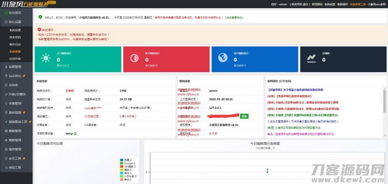小旋风万能蜘蛛池X8.51完美破解不限授权版本/自带30套模板/站长亲测-免费分享网