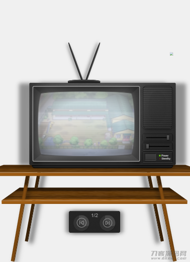 怀旧小电视网页源码它来啦-免费分享网