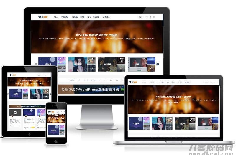 WordPress付费资源下载主题：ripro8.7最新破解版-免费分享网