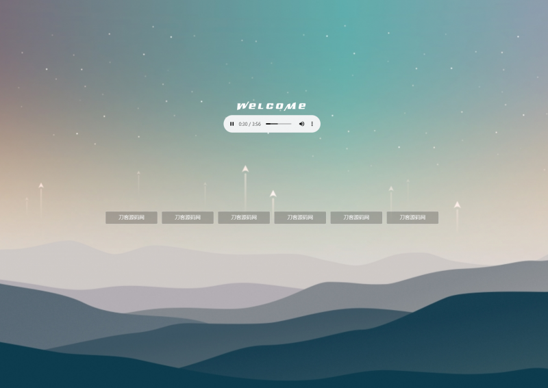 html引导页导航网站旋转头像变幻背景单页源码-免费分享网